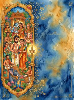 indian wedding invitation