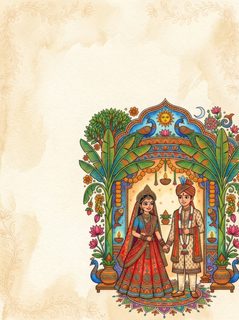 indian wedding invitation