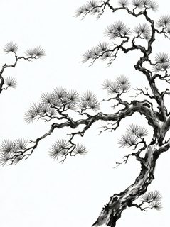 ink-wash-pine