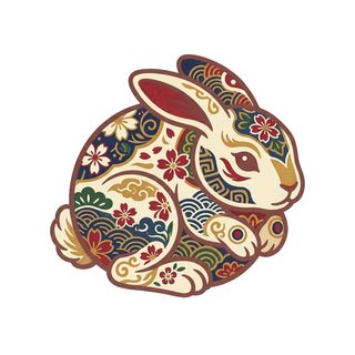 ornate japanese rabbit