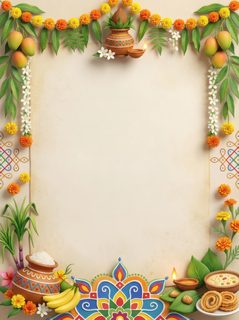 pongal harvest background