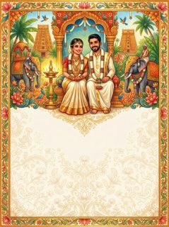 indian wedding invitation