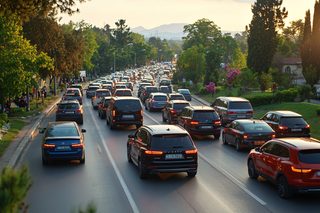 Traffic Jam at Rush Hour