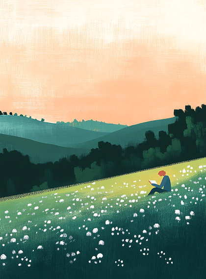 Tranquil Meadow Reading