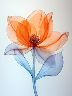 Translucent Flower Blossom