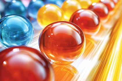 Translucent Spheres in Gradient Light