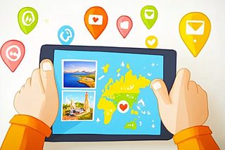 Travel Planning on Tablet