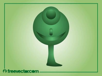 Tree Character Free Vector
