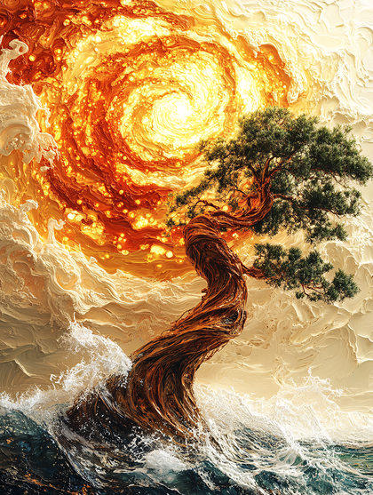 Tree in the Storm