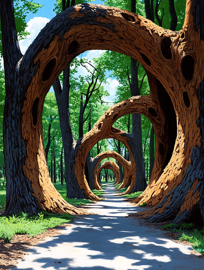 Tree Tunnel Path