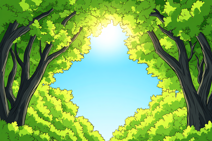 Trees and Sky View