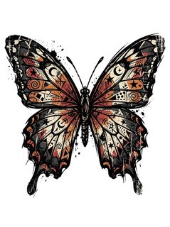 Tribal Butterfly
