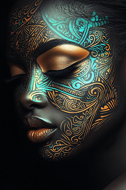 Tribal Face Art