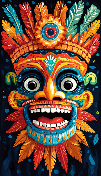 Tribal Festival Mask