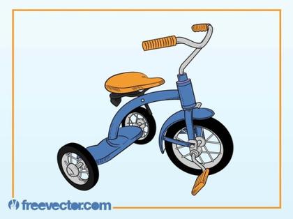 Tricycle Free Vector