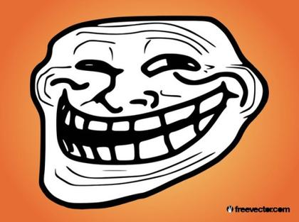 Troll Face Free Vector