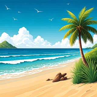 tropical beach paradise