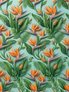 bird-of-paradise-pattern