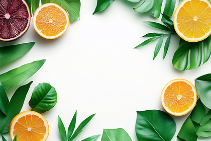 Tropical Citrus Still Life