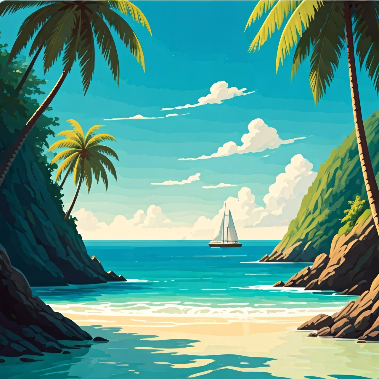 tropical-cove-sailboat