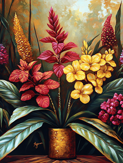 Tropical Floral Arrangement