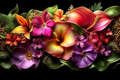 Tropical Flower Arrangement