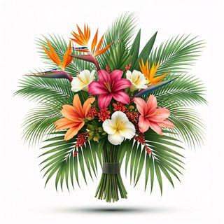 tropical floral bouquet