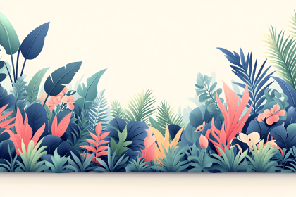 Tropical Foliage Illustration