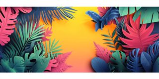 Tropical Leaf Arrangement