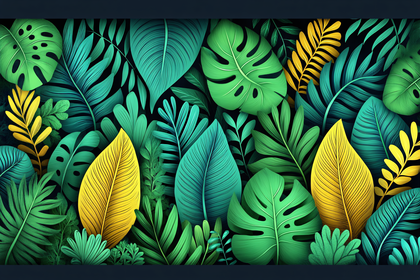 Tropical Leaf Pattern