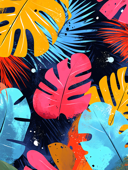 Tropical Leafy Burst