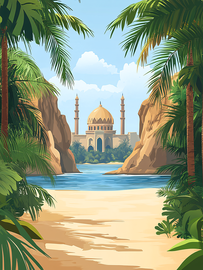 Tropical Oasis Mosque