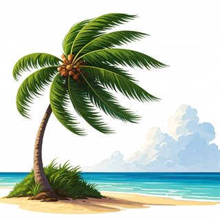 tropical palm beach