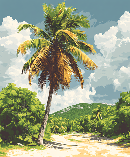 Tropical Palm Road