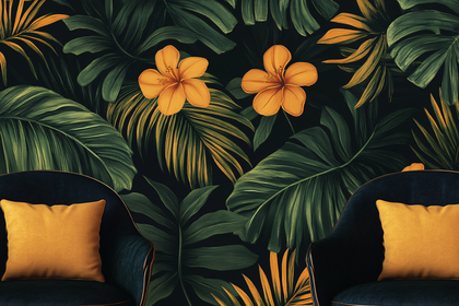 Tropical Paradise Living Room