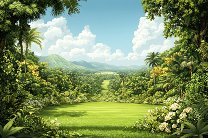 Tropical Paradise Valley
