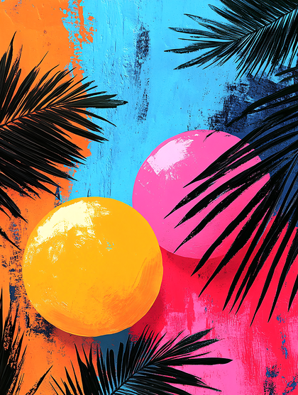 Tropical Spheres and Palm Fronds
