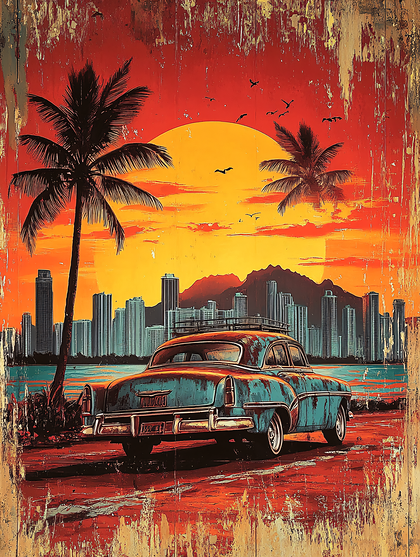 Tropical Sunset Drive