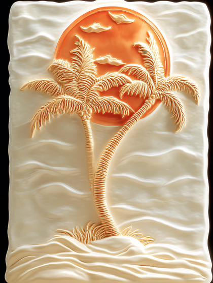Tropical Sunset Relief