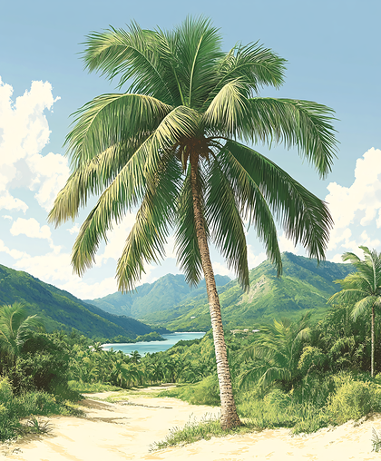 Tropical Valley Landscape