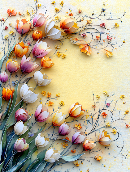 Tulip Blooming