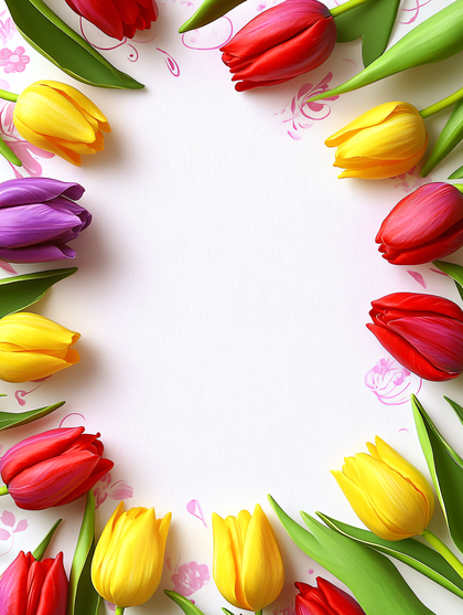 Tulips Frame