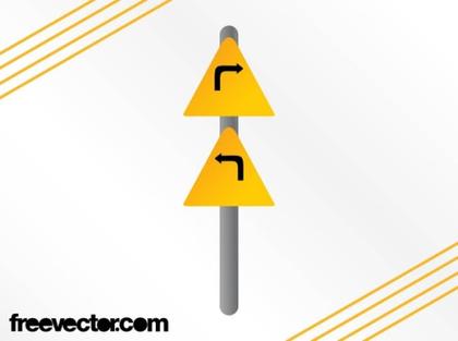 Turns Sign Free Vector
