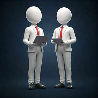 3d business team