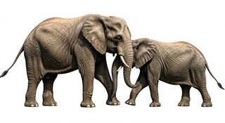 elephants standing