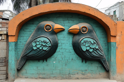 Two Birds Wall Art