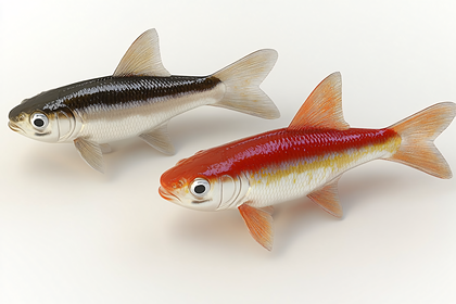 Two Colorful Fish Models