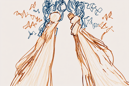Two Figures Embracing