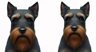 terrier dog portrait