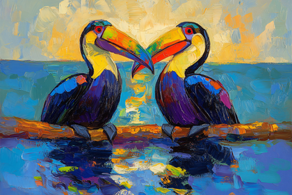Two Toucans in Paradise